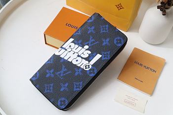 Louis Vuitton Zipper Wallet M80801 Blue