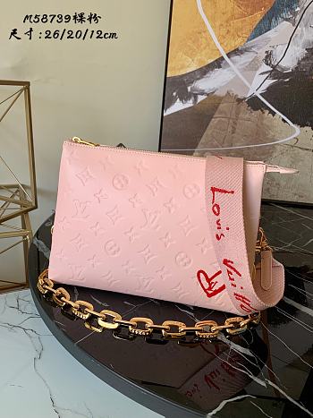 Louis Vuitton Fall In Love Coussin PM Light Pink M58739