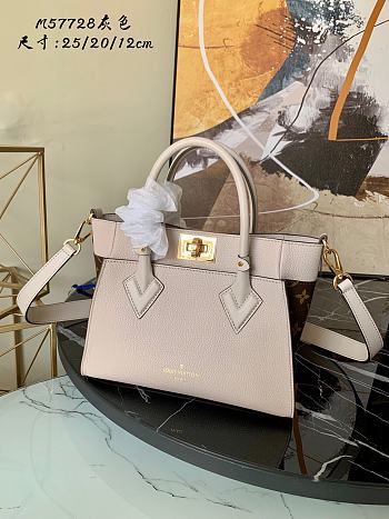 Louis Vuitton On My Side PM High End Leathers in Beige M57728 25cm