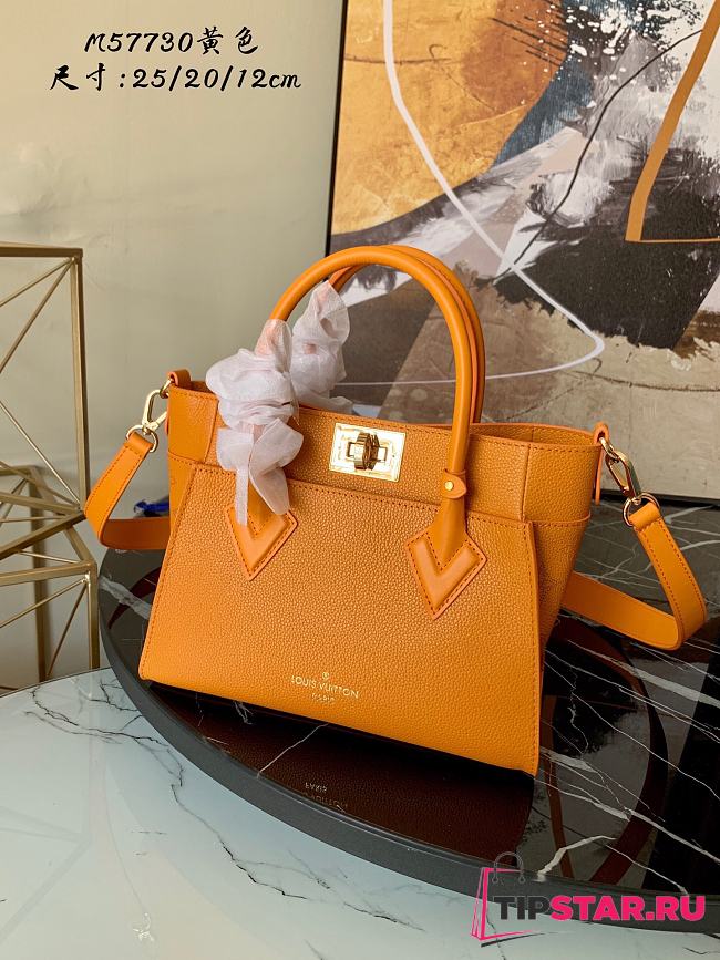 Louis Vuitton On My Side PM High End Leathers in Orange M57728 25cm - 1