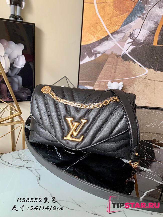 Louis Vuitton New Wave Chain Bag H24 in Black M58552   - 1