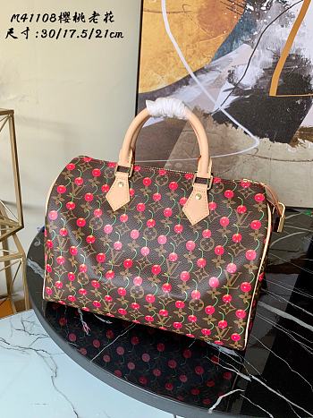 Louis Vuitton Speedy 30 With Cherry Bags Monogram Canvas M41108
