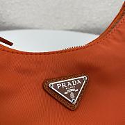 Prada Nylon Hobo 1BH204 Orange  - 6