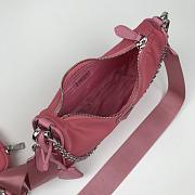 Prada Nylon Hobo 1BH204 Pink  - 2