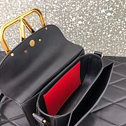 Valentino Supervee crossbody calfskin bag in black 26.5cm - 2