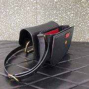 Valentino Supervee crossbody calfskin bag in black 26.5cm - 4