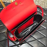 Valentino Supervee crossbody calfskin bag in red 26.5cm - 6