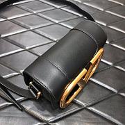 Valentino small Supervee crossbody calfskin bag in black 18cm - 6