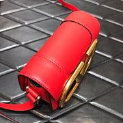 Valentino small Supervee crossbody calfskin bag in red 18cm - 2