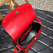 Valentino small Supervee crossbody calfskin bag in red 18cm - 3