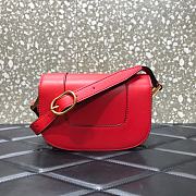 Valentino small Supervee crossbody calfskin bag in red 18cm - 4
