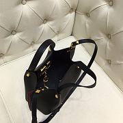 Valentino Garavani Small Vlogo Escape Shopper Tote Black  - 2