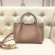 Valentino Garavani Small Vlogo Escape Shopper Tote Nude  - 4