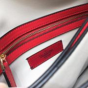 Valentino Garavani Rockstud Clutch Red - 4