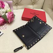 Valentino Rockstud Leather Wallet Black 2 - 3