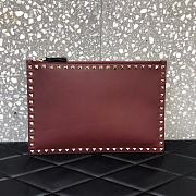 Valentino Handbag A1023 Burgundy  - 1
