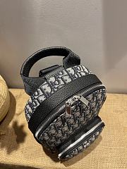 Sling Bag Beige and Black Dior Oblique Jacquard 1ESBO013YKY_H27E  - 2