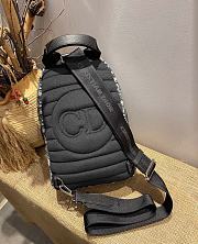 Sling Bag Beige and Black Dior Oblique Jacquard 1ESBO013YKY_H27E  - 5