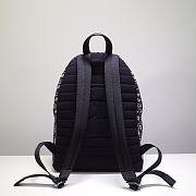 Rider Backpack Beige and Black Dior Oblique Jacquard 1VOBA088YKY_H28E  - 6
