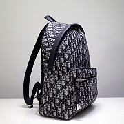 Rider Backpack Beige and Black Dior Oblique Jacquard 1VOBA088YKY_H28E  - 5
