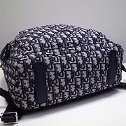 Rider Backpack Beige and Black Dior Oblique Jacquard 1VOBA088YKY_H28E  - 4