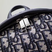 Rider Backpack Beige and Black Dior Oblique Jacquard 1VOBA088YKY_H28E  - 2