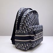 Dior Travel Backpack Blue Dior Oblique Jacquard M6104STZQ_M928  - 6