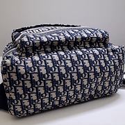 Dior Travel Backpack Blue Dior Oblique Jacquard M6104STZQ_M928  - 5