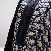 Dior Travel Backpack Blue Dior Oblique Jacquard M6104STZQ_M928  - 4