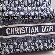 Dior Travel Backpack Blue Dior Oblique Jacquard M6104STZQ_M928  - 2