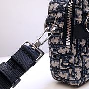 Safari Messenger Bag Beige and Black Dior Oblique Jacquard 1ESPO206YKY_H27E  - 4