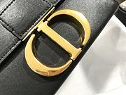 Dior 30 Montaigne Box Bag Black  - 4