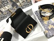 Dior 30 Montaigne Box Bag Black  - 5