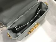 Dior 30 Montaigne Box Bag Gray  - 2