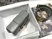 Dior 30 Montaigne Box Bag Gray  - 4