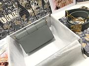 Dior 30 Montaigne Box Bag Gray  - 6