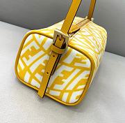 Fendi FF Vertigo-Print Mini Bag Yellow - 6