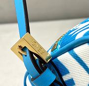 Fendi FF Vertigo-Print Mini Bag Blue - 5