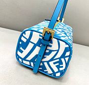 Fendi FF Vertigo-Print Mini Bag Blue - 4