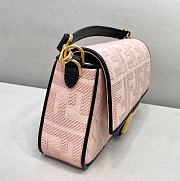 Baguette Pink FF Canvas Bag 8BR600AC9OF1F7L  - 3