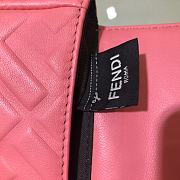 Baguette Pink Leather Bag  - 2