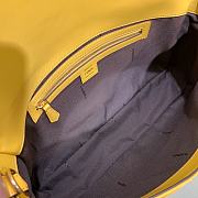 Baguette Large Yellow Leather Bag   - 2
