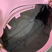 Baguette Large Pink Leather Bag   - 2