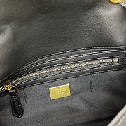 Baguette Chain Black Nappa Leather Bag 8BR783ACNXF15ZW - 3