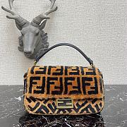 Baguette Brown Sheepskin Bag 8BR600A8HPF180S  - 1