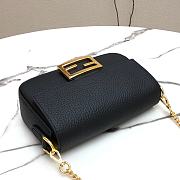 Fendi 3 Baguette Bag Black 19cm - 5