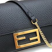 Fendi 3 Baguette Bag Black 19cm - 3