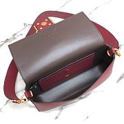 Fendi 3 Baguette Bag Wine Red 33cm  - 6