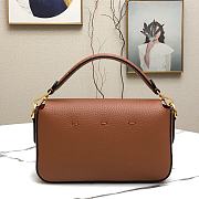 Fendi 3 Baguette Bag Brown 19cm  - 4