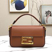 Fendi 3 Baguette Bag Brown 19cm  - 1